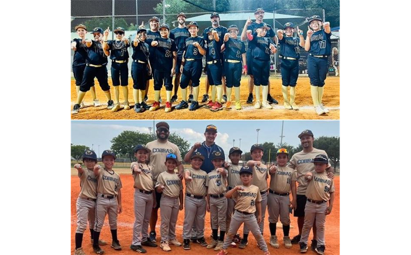 8U & 10U Cobras FLETL League Champions